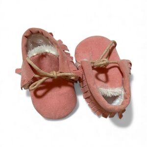 Baby girl Moccasins 0-3 months